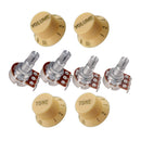 Guitar Potentiometer A500K B500K Volume Tone Control Knob Accessories DIY