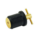 Brass Rubber 1inch Twist Turn Boat Drain Plug Heavy Duty Boat Hardware