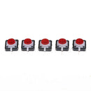 5pcs 12*12*7.3 Red Tactile Push Button Switch Momentary Tact LED F bjJCA+