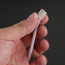 White RJ11 6P4C Modular Telephone Extenstion Lead Cable 6M 20ft M3Y8