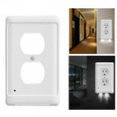 LED Night Light Sense Wall Outlet Cover Plate Hallway Bathroom Bedroom Kids Lamp