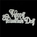 Happy Valentine Day  Metal Cutting Dies For DIY Scrapbooking Album Paper CardsSP
