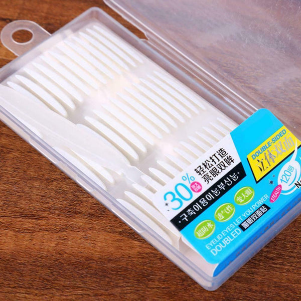 120 Pairs Eyelid Stickers Double Tapes Thin Invisible Big Eyes Tool (Wide) A#S
