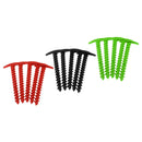 15Pcs Nylon Plastic Tent Pin Tent Peg Spiral Nail for for Snow/Mud Ground