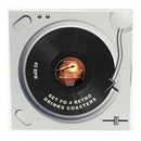 6Pcs Retro Vinyl Record CD Coaster Table Coffee Drink Cup Mat Placemat Dec YSB