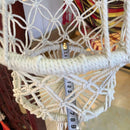Hand Weaving Cotton Rope Flower Pot Hanging Basket Indoor Outdoor Decor