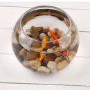 Round Transparent Crystal Glass Bowl Clear Sphere