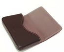 Leather Business Card Holder Name Case with Magnetic Shut Coffee