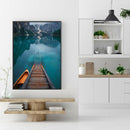 Acrylic Painting By Numbers DIY Clear Lake Drawing Hand Painted Wall Craft