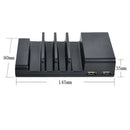 USB Charging Station 4 Port Dock Stand Desktop Multi Charger For Phone Tablet PC