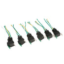 6Pcs 4-Pin Fuse On/Off SPST Socket Heavy Duty Relays Switch 14 AWG