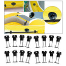 16 Pieces 18 mm Universal Kayak Thread Drain Plug Stopper Kit Accessories
