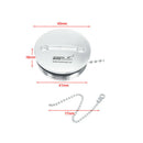 Boat Marine Filler Cap + Chain Steel for 1-1/2" Deck Plate Fill Boat Marine