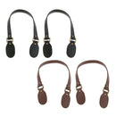 4PCS Bag Handle Handbag Strap Replacements DIY Bag Accessories Black+Brown