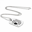 Husband Wife Love Jewelry Military Chains Air Force Pendants Dog Tag Necklace SP
