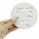 60PCS 5 Inch Sanding Discs Sandpaper Assorted 60 80 120 180 240 320 Grits F