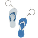2Pcs Boat Floating Keychain Buoyant Foam Flip Flops Shaped Key Floats Key Ring U