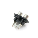 5Pcs 2 RCA Female Outlet AV Concentric Socket Connector  Z