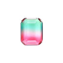 Bi-Color Non-Natural10x8mm Watermelon Tourmaline Emerald Stone Jewelry  GRY