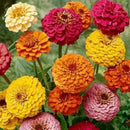 200Pcs Beautiful Mixed Color Zinnia Flower Plant Seeds Garden Bonsai Seeds LJ