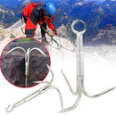 Grappling Hook Stainless Steel Claw Outdoor Climbing Mountaineering Survival New