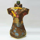 Wine bottle cover china embroidery mat silk cloth pattern home decor table-party