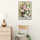 5D DIY Full Drill Diamond Painting Flowers Vase Cross Stitch Embroidery Kit