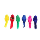 10pcs DIY Artificial Birds with Clip Simulated Colorful Feather Home Decor