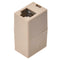 6P4C RJ11 Female/Female Coupler of Phone Cord Adapter Beige N2G1