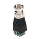10 Male Coax CAT5 To Coaxial BNC Cable Connector adapter Camera CCTV Video-Balun