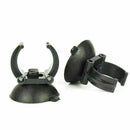2Pcs Black Aquarium Cup Clip Sucker Tank Air Pump Heater Tubing Suction Hol Y8D3