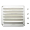 5-1/2 x 4-7/8 inch Louvered Vents, Boat Marine Hull Air Vent Grill Cover