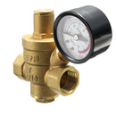 1Pcs Adjustable Brass Water Pressure Reducing Valve Regulator Reducer 1/2''
