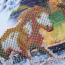 5D DIY Diamond Painting Cross Stitch Crafts Home Decor(Horses)