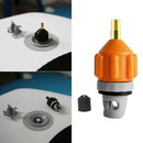Inflatable Boat Pump Adaptor Air Pump Converter Air Valve Attachment Orange