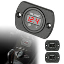 Durable Car Motorcycle Led Battery Gauge Digital Voltmeter Easy To Use 12-24V