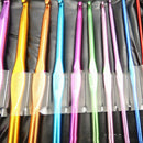 70x Aluminum Crochet Hooks Set Knitting Sweaters Needles Pin Sewing Too FNG