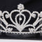 Fashion Wedding Party Bride Crown Rhinestones Headband with Comb Tiara Whit X2J4