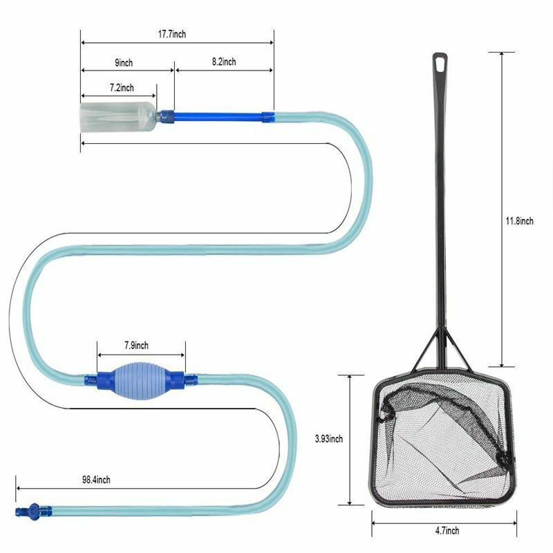 Fish Tank Cleaner Fish Tank Siphon Vacuum Pump Gravel Cleaner Fish Tank Wat M5U4