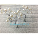 6Pcs New Wedding Bridal Bridesmaid Pearls Crystal Hair Pins Clips Comb Headband