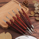 6Pcs Clay Sculpting Set Kit Wax Clay Carving Tools Shaping Polymer ModelingB Hn