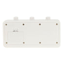 High Quality Flip Alarm Clock Desktop Beside Clock with Calendar -White