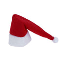 10pcs Santa Claus Hat Red Wine Soft Christmas Bottle Cover For Christmas