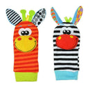 Cartoon Baby Toys 0-12 Months Soft Animal Rattles Infant Children P2F6 L8Y6