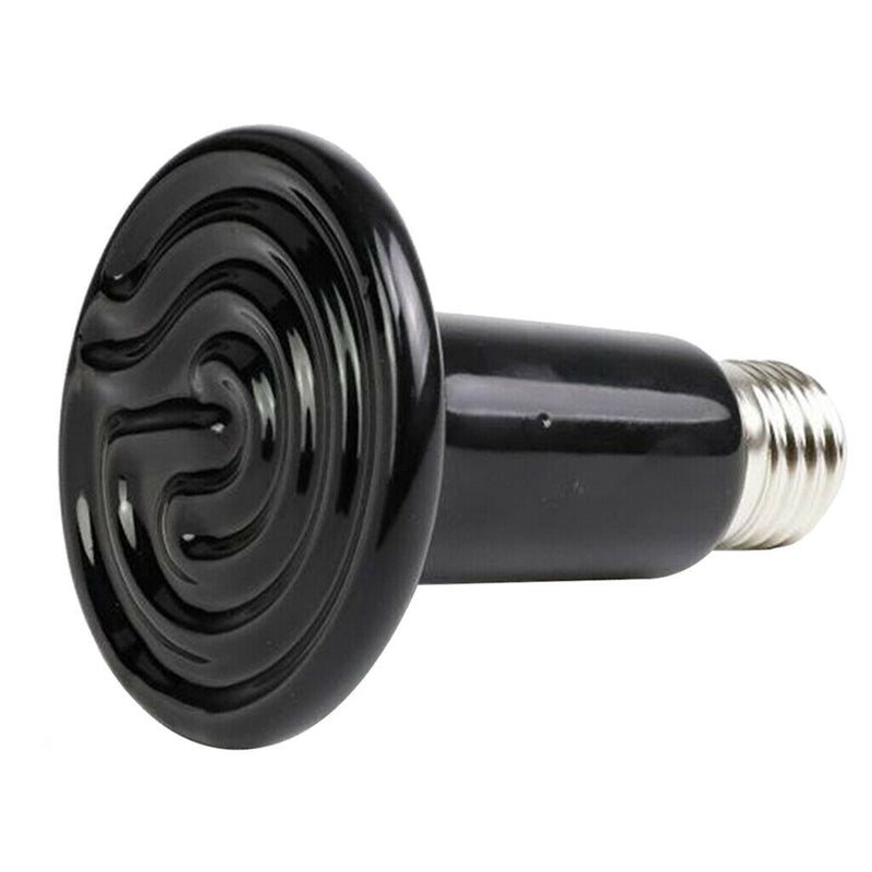Reptile Heating Lamp 220V Blub 75W 100W 200W Far Infrared Heat Emitter 200W