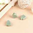 6pcs Jade Green Guitar Tuning Peg Key Tuners Heads Button Knobs Handle Caps