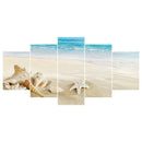 5pcs 5D DIY Full Drill Diamond Painting Beach Cross Stitch Mosaic Craft Kit