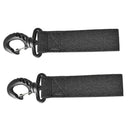 2 Pieces Nylon Security Paddle Clips Fishing Rod Holder Kayak Canoe Boat Rubber