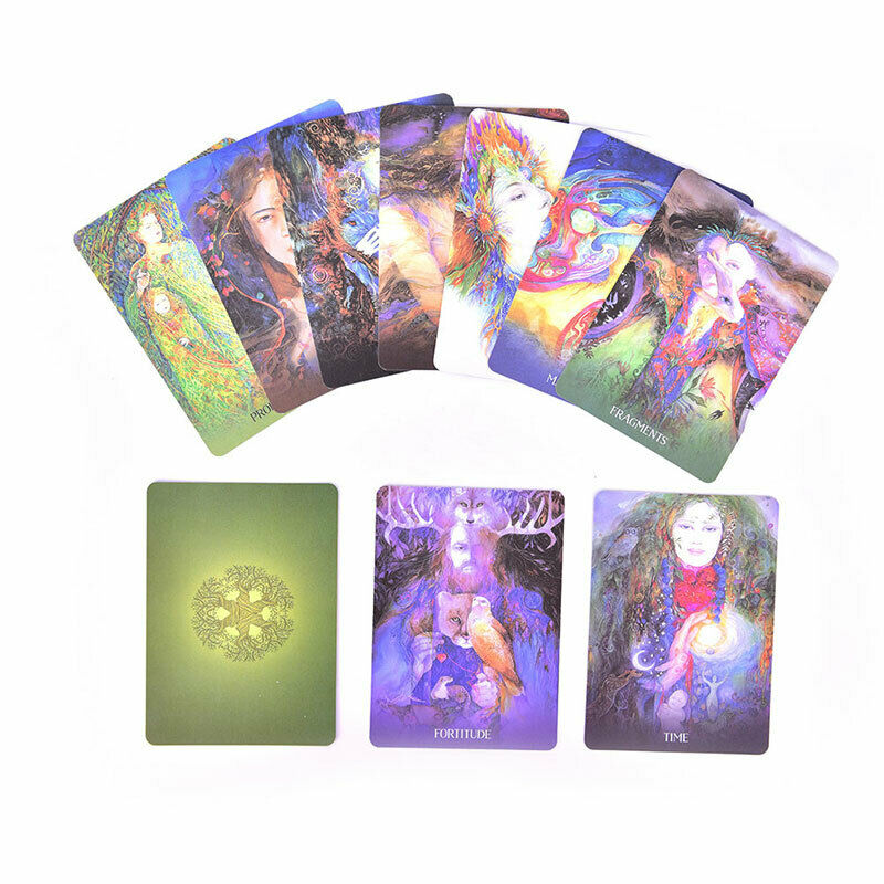 Sacred Earth Oracle Cards Family Games Set Party Supplies Board GameB Hn