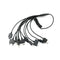 10 in 1 Universal Multi-Function Cell Phone Game USB Charger Charging Cable lj